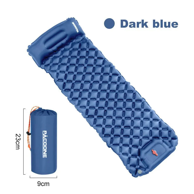 Camping-Luftmatratze mit Kissen – Ultraleicht & Faltbar | 29,99€