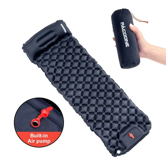 Camping-Luftmatratze mit Kissen – Ultraleicht & Faltbar | 29,99€
