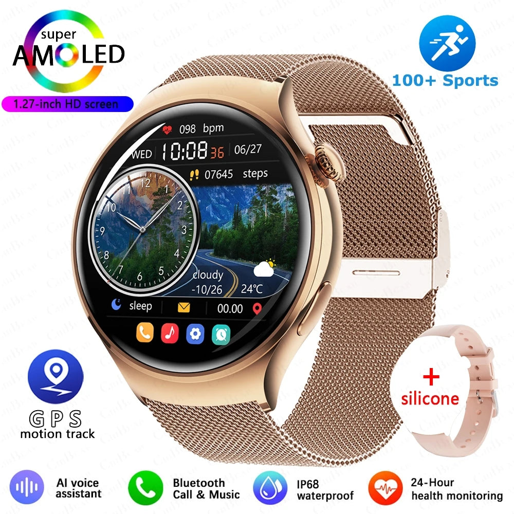 Smartwatch Damen mit GPS & Fitness-Tracker – Herzfrequenz & SpO2 | 49,99€