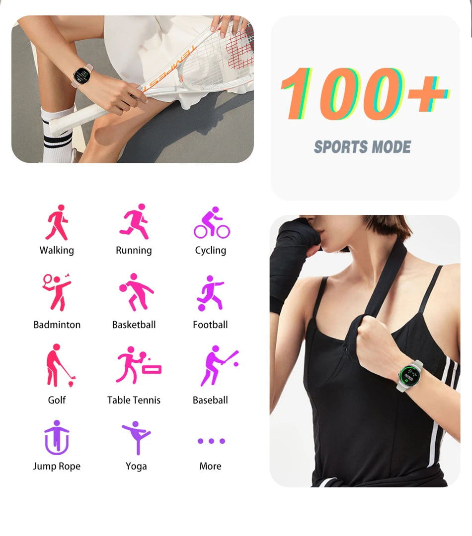 Smartwatch Damen mit GPS & Fitness-Tracker – Herzfrequenz & SpO2 | 49,99€