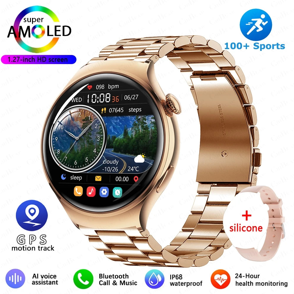 Smartwatch Damen mit GPS & Fitness-Tracker – Herzfrequenz & SpO2 | 49,99€
