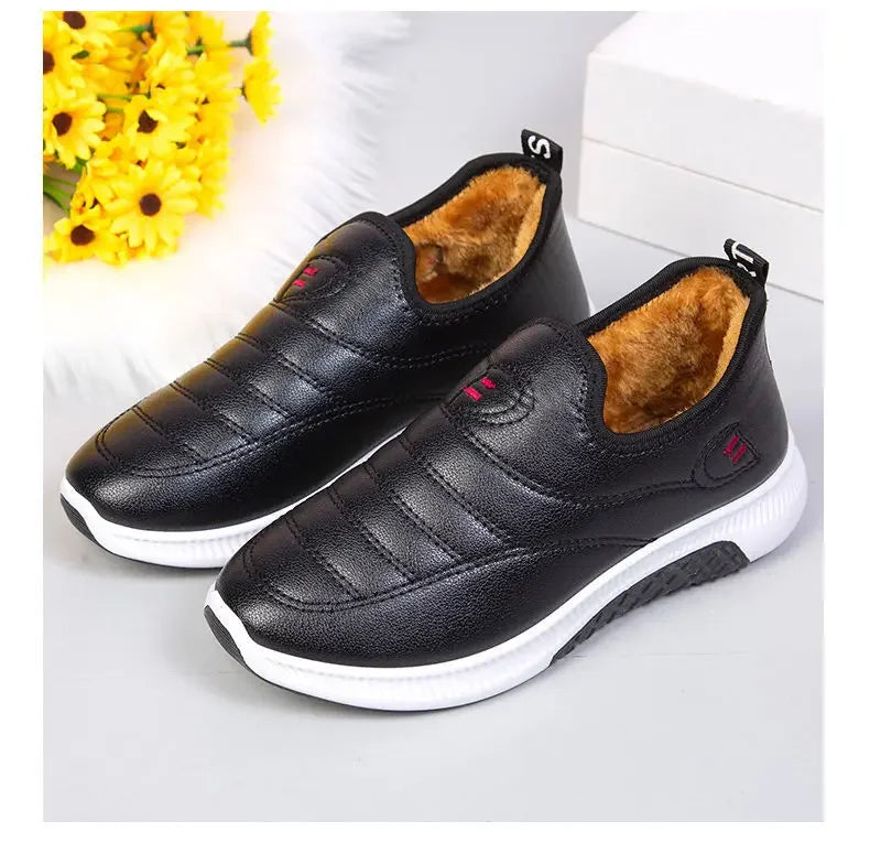 Warme Damen Winterstiefel mit Plüschfutter – Rutschfest & Bequem | 19,99€"