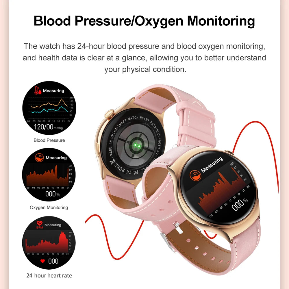 Smartwatch Damen mit GPS & Fitness-Tracker – Herzfrequenz & SpO2 | 49,99€