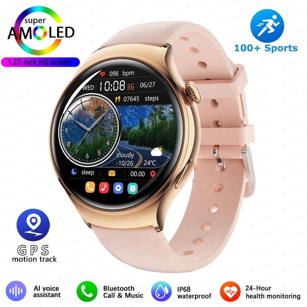 Smartwatch Damen mit GPS & Fitness-Tracker – Herzfrequenz & SpO2 | 49,99€