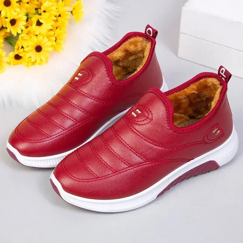 Warme Damen Winterstiefel mit Plüschfutter – Rutschfest & Bequem | 19,99€"