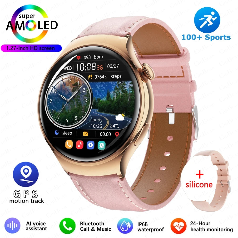 Smartwatch Damen mit GPS & Fitness-Tracker – Herzfrequenz & SpO2 | 49,99€